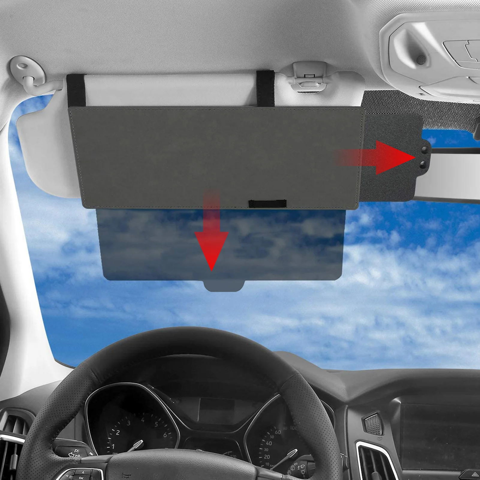 

Car Sun Visor Multi-function Sun Visor Anti-glare Anti-glare Goggles Front Side Baffle Car Interior Accessories