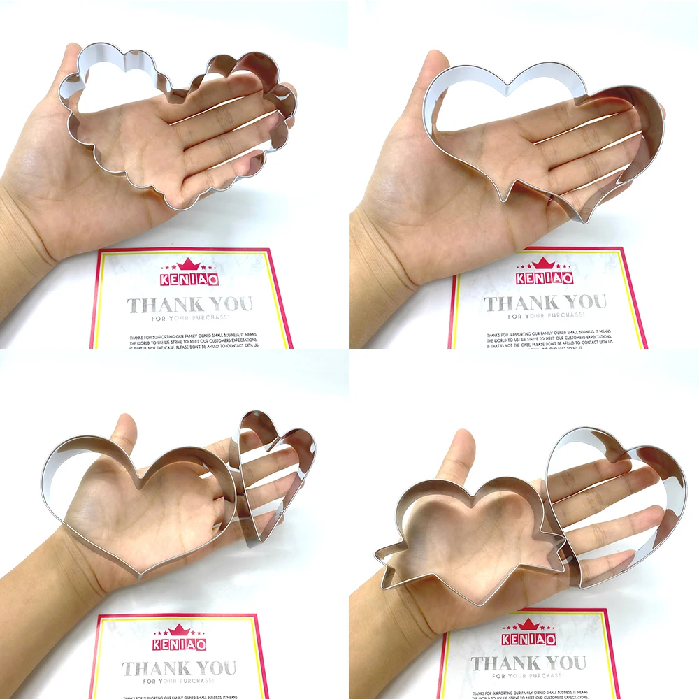 KENIAO формочки для печенья в форме сердца детского праздника/свадьбы/дня рождения