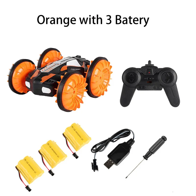 C013 Orange 3B Водонепроницаемый Автомобильный LH-C013 2,4 Ghz вездеход RC внедорожник Грузовик гоночный скалолазание RC грузовик 4WD игрушка амфибия автомобиль пульт дистанционного управления - Цвет: C013 Orange 3B