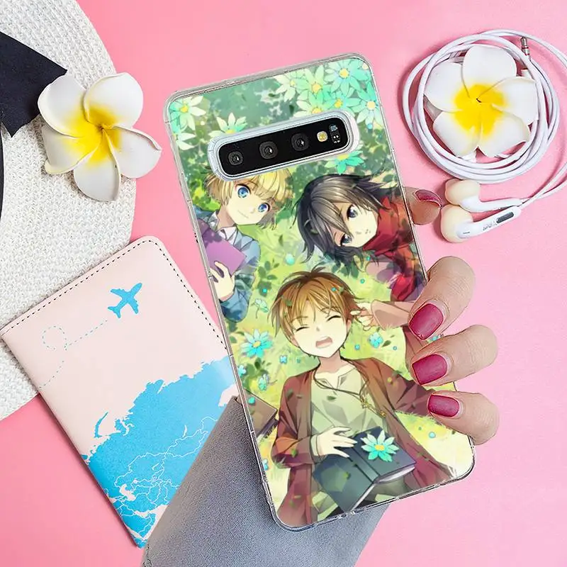 

Japanese attack on Titan Phone Case Transparent for Samsung A71 S9 10 20 HUAWEI p30 40 honor 10i 8x xiaomi note 8 Pro 10t 11