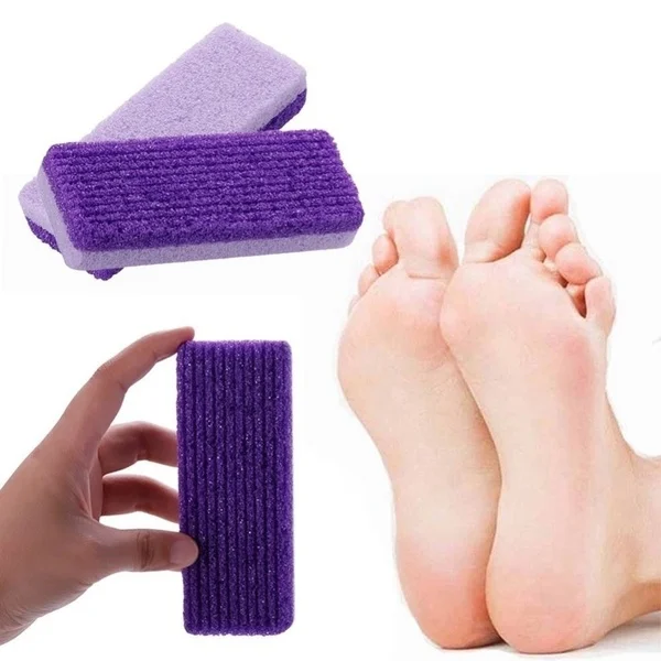 2pcs Cleansing Pumice Stone Exfoliating Foot Health Care Dead Skin Callus Corn Remover Pedicure Tools | Дом и сад