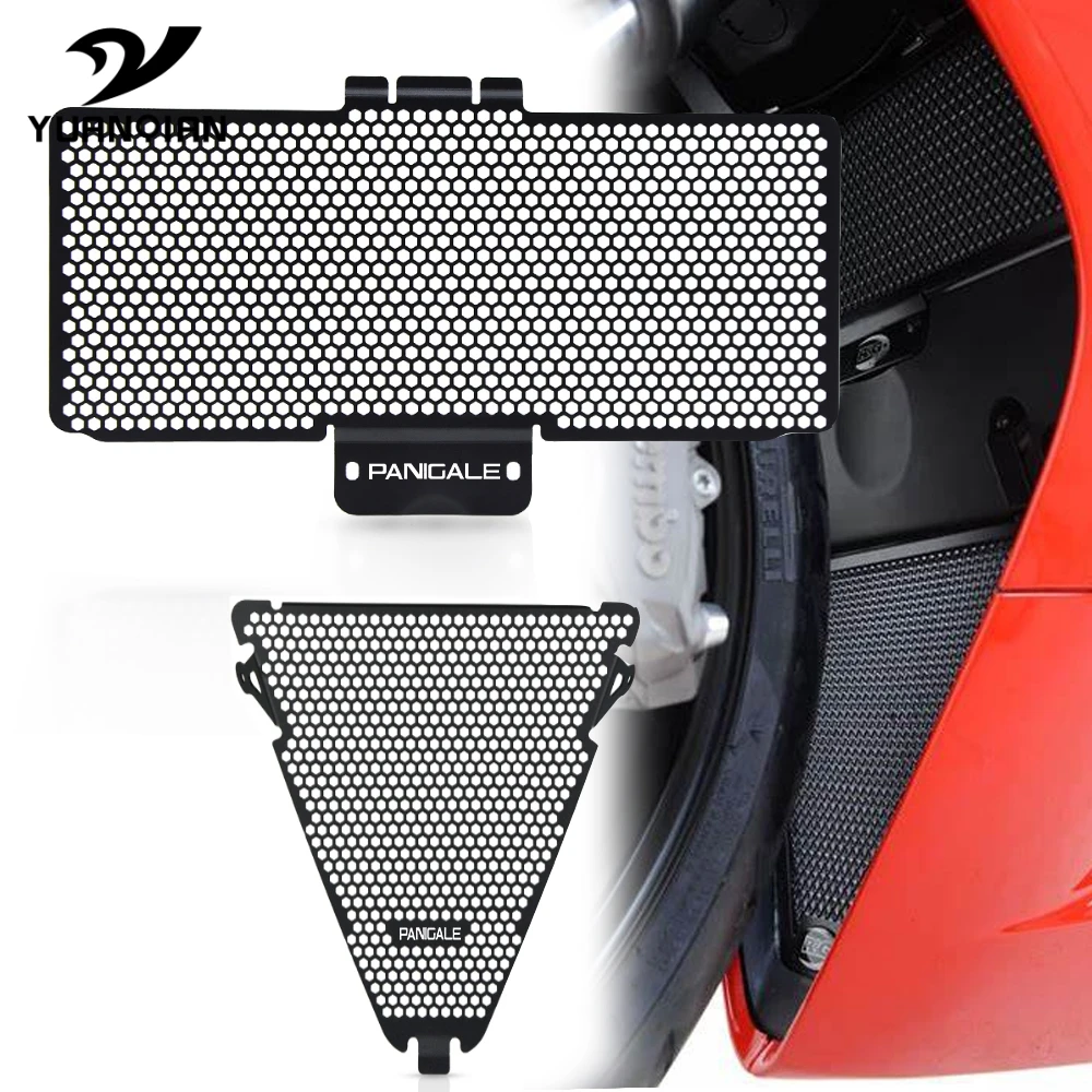 Алюминиевая верхняя и нижняя крышка радиатора для Ducati Panigale V2 2020 + 959 Racing 1299 R/R FE 2019
