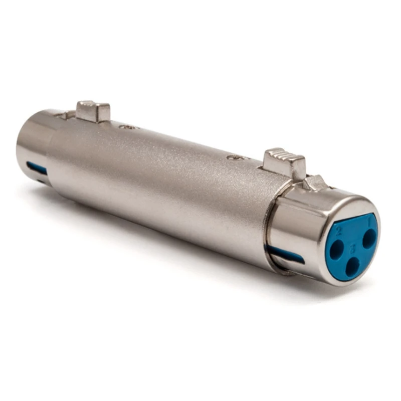 

3-pin XLR Female To Female Microphone Mic Adapter Connector