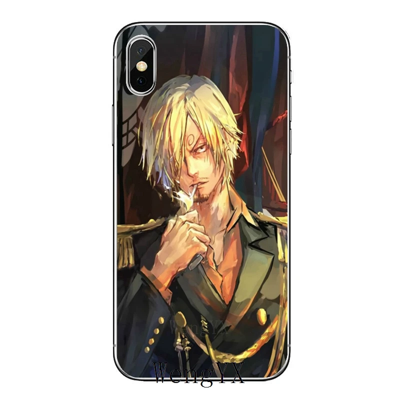 Мягкий чехол для Samsung Galaxy Note 10 9 8 5 4 S10E S10 Lite S9 S8 S7 S6 Edge Plus S5 S4 Mini sanji One Piece|Бамперы| |