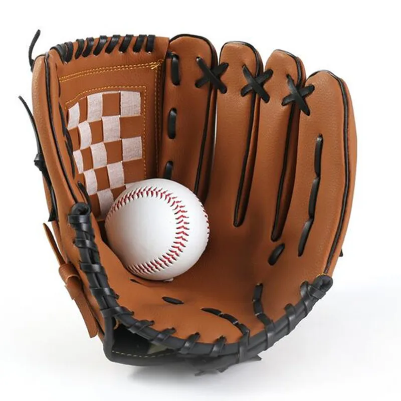 Бейсбольная перчатка для занятий спортом на открытом воздухе, оборудование для тренировок по софтболу, Размер 9,5/10,5/11,5/12,5 дюйма, левая ручка ... от AliExpress WW
