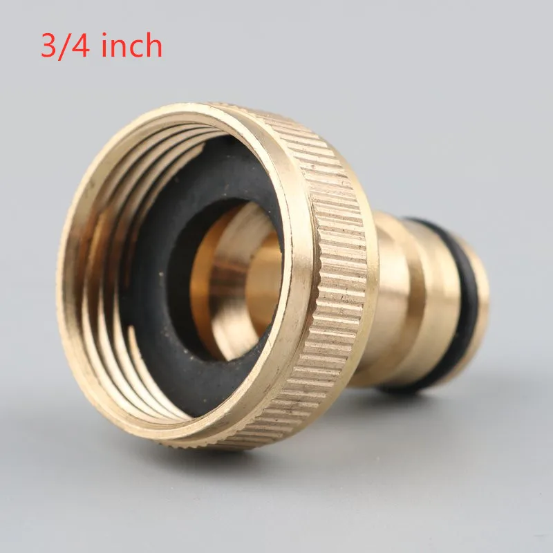 3I4 Медь 1/2 ''3/4'' 1 ''Резьбовой Адаптер водопроводное соединение для крана водяной пистолет мойка автомобильный разъем 16 мм разъем для садового шланга для сада - Цвет: 3I4