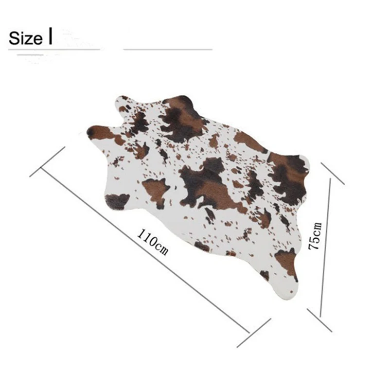 PV бархатные имитация шкуры животных ковер с рисунком Зебра 110*75 см для гостиной и