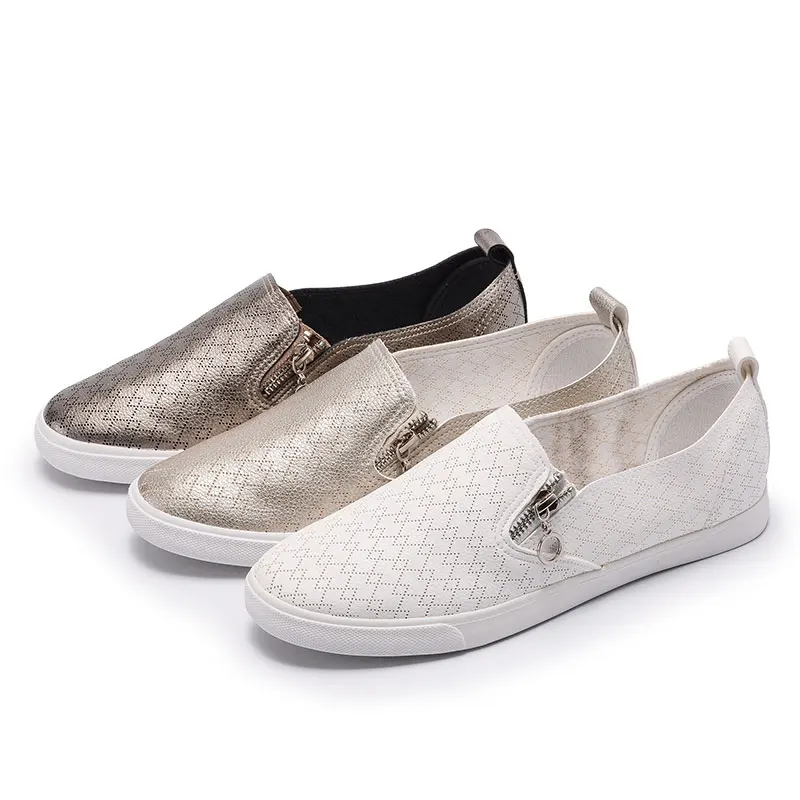 GOGC/2018 новые слипоны женская обувь с отверстием дышащая на плоской подошве Для