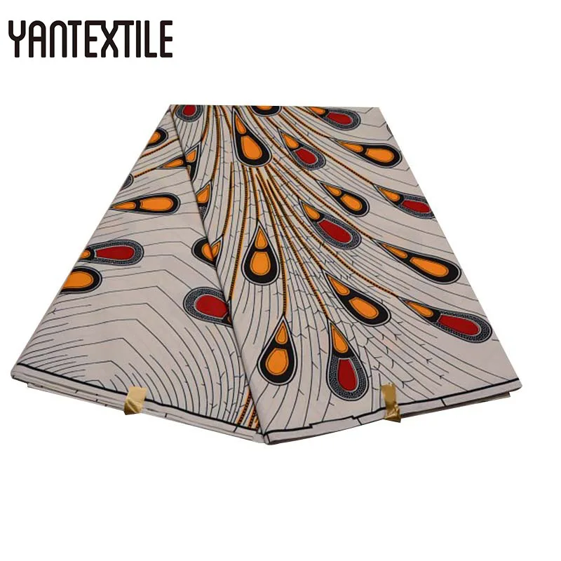 YANTEXTILE новая Анкара ткань Африканский Голландский Воск Принт Tissu Africain 3 ярдов настоящий воск Африканский батик ткань для свадебного платья
