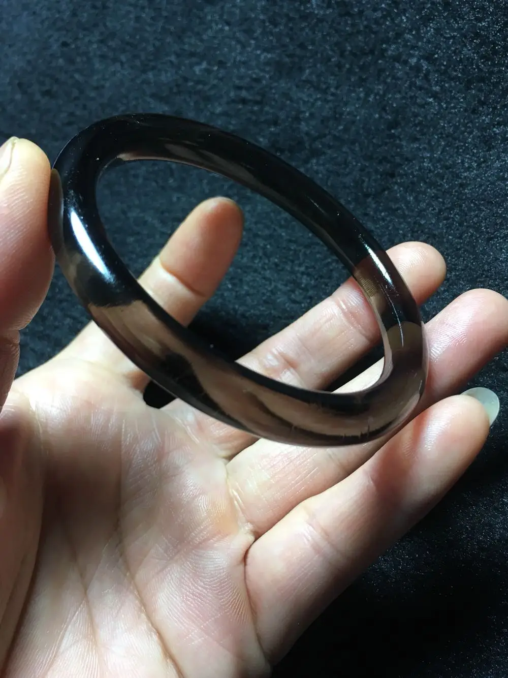 

Natural 7A top brand ice obsidian bangle women bracelet bangles add ceritificate