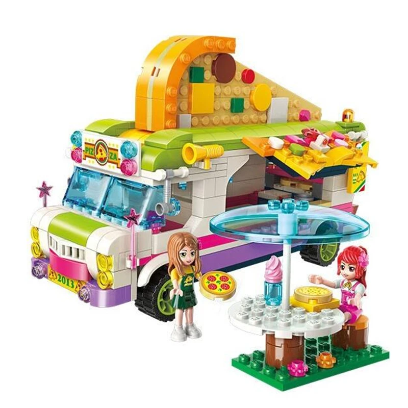 ENLIGHTEN девушки Город Друзья принцесса пицца обеденный Автомобиль Ван красочные