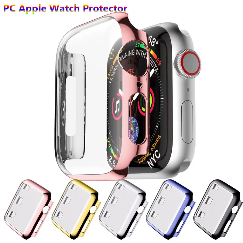Чехол из поликарбоната для Apple Watch 5 4 3 защитный чехол экрана 42 мм 44 38 40