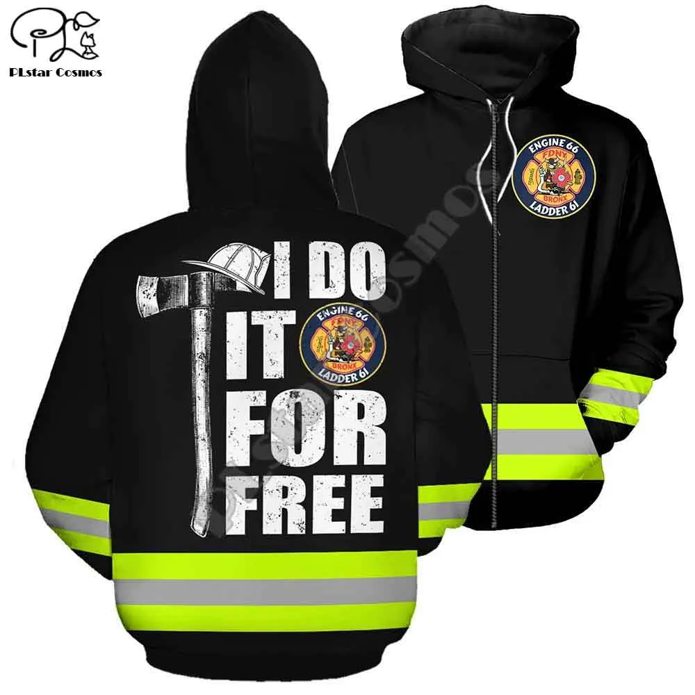 

PLstar Cosmos 3DPrint Fighting Firefighter Firemen Skull Harajuku Streetwear Unisex Funny Zip Hoodies/Sweatshirt/Jacket/b6