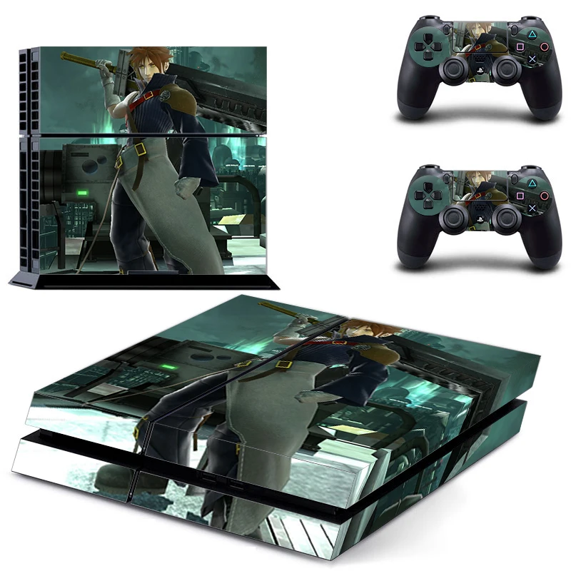 Final Fantasy Стиль PS4 кожи Стикеры для Playstation 4 консоли и 2 контроллеры Наклейка
