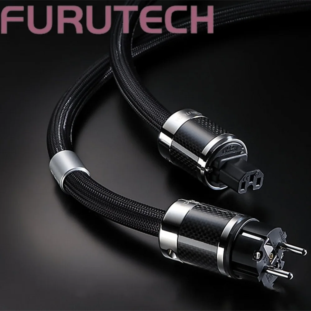

FURUTECH PS-950-18 -OCC Conductor Carbon Fiber Flagship Fever Upgrade Power Cord AC Power Version