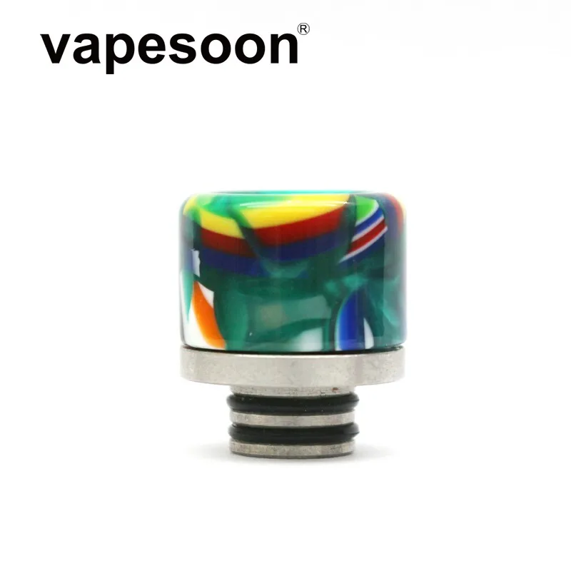 

VapeSoon 2021 510 Stainless Steel Resin Drip Tip Suit For Falcon TFV12 Baby Prince etc