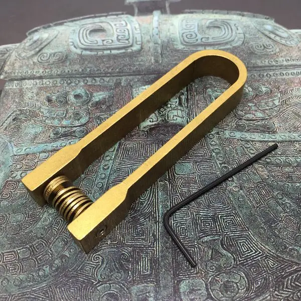 Meetee Width 1.5cm*8.3cm Creative Ring Brass Buckle Simple Storage Rings Pure Copper Belt Hook Bag Hardware Accessories AP173|Пряжки и