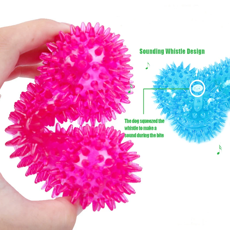 Резиновая игрушка для домашних животных Интерактивная зубная щетка из ТПР