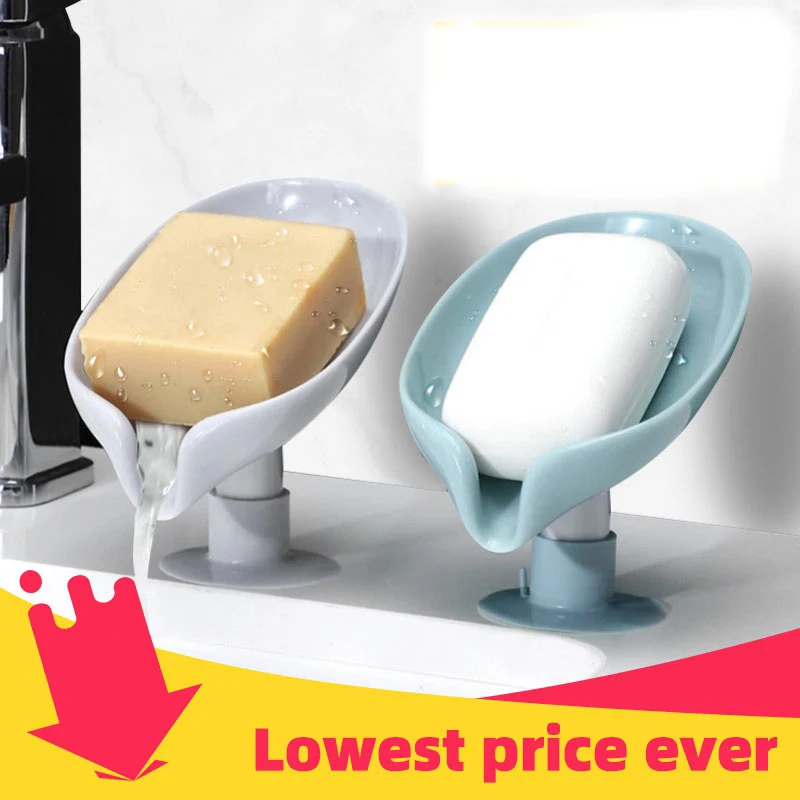 Мыльница в форме листа дренаж для мыла держатель ванной комнаты мыльница поднос