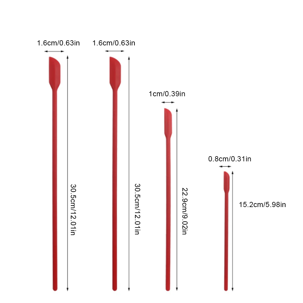 Набор инструментов для шпателя многоразовый силиконовый мини-скребок бутылок
