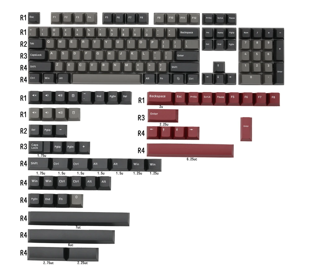 Вишневый профиль PBT Doubleshot keycap для клавиатуры Red Samurai Night Running Olivia Lime | Компьютеры и