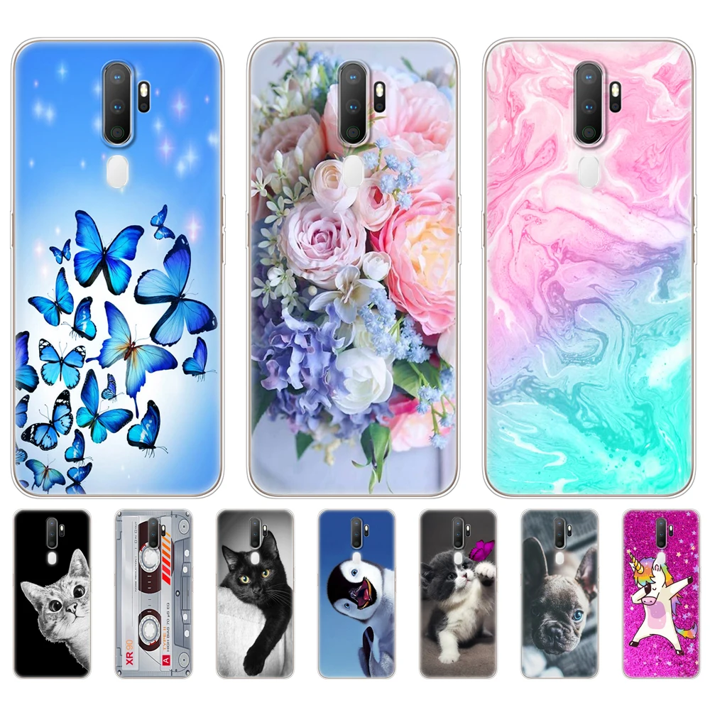 Чехол для Oppo A9 A5 2020 мягкий ТПУ чехол телефона задняя крышка OPPOA9 OPPOA5 A 9 Coque 5