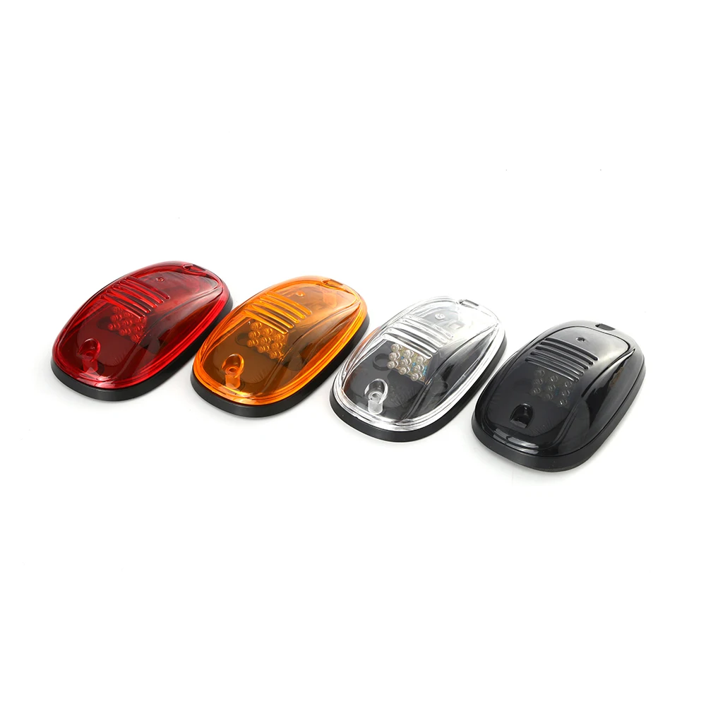 

5pcs Amber LED Cab Roof Top Marker Running Lights For Truck SUV