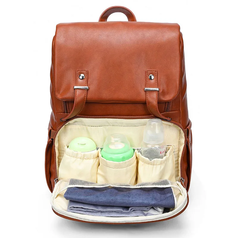 Новинка рюкзак из искусственной кожи для беременных сумка подгузников коляски