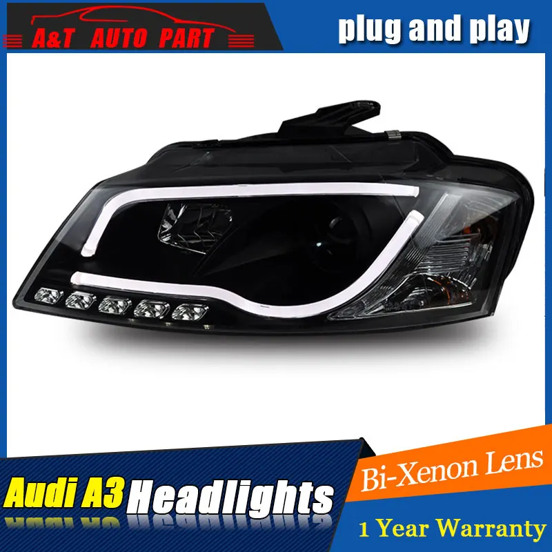 Передсветильник для AUDI A3 2008 2012 LED/Xenon ближний свет дальний светодиодный ные