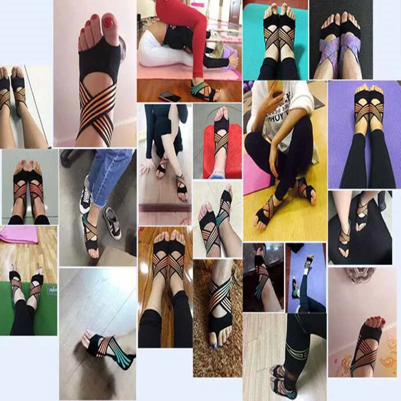 Анти скольжения Фитнес Топ для занятия танцами Пилатес носки профессиональный