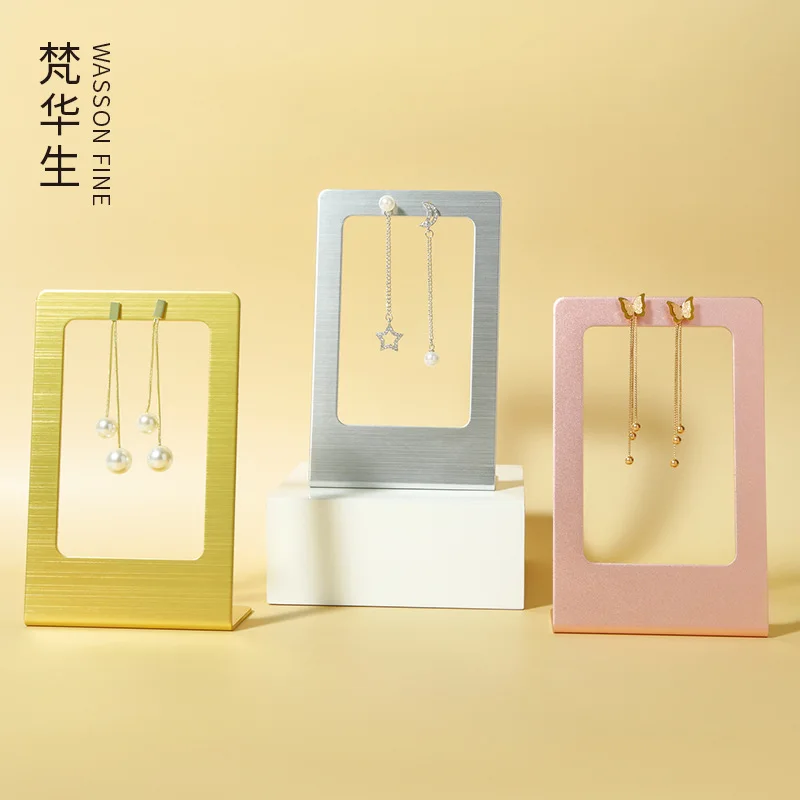 Earrings Earrings Display Stands Metal Jewelry Storage Rack Decorations Jewelry Shooting Props Earrings Hangers