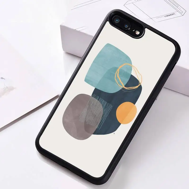 

Art Retro Abstract Phone Case Rubber For iphone 12 11 Pro Max Mini XS Max 8 7 6 6S Plus X 5S SE 2020 XR cover