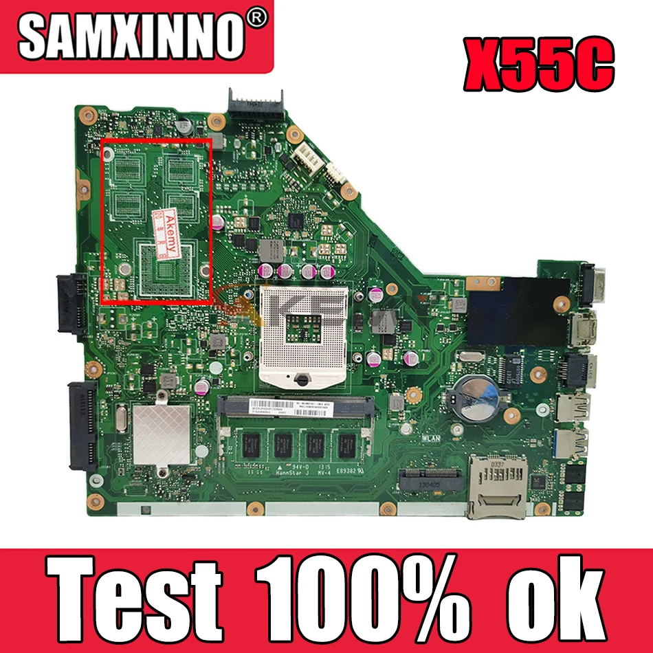 

Akemy X55C Laptop motherboard for ASUS X55C original mainboard