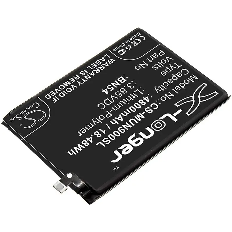 Аккумулятор CameronSino CS-MUN900SL для смартфона Xiaomi Redmi 10X 4G Note 9 (BN54) 4800mah - купить по