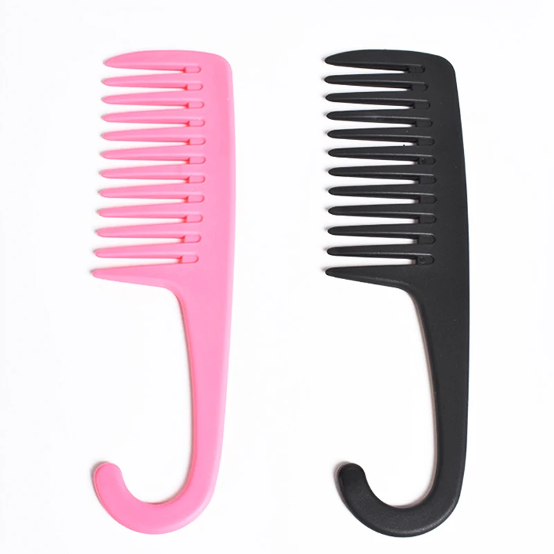 Большая широкая зубная Расческа с ручкой на крючках расческа для уменьшения