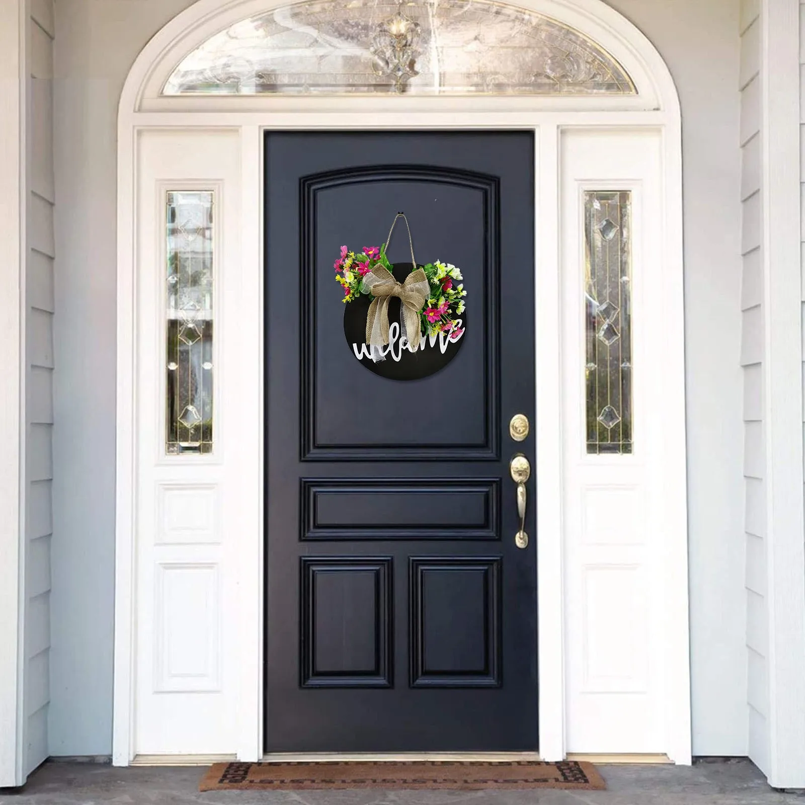 

New Nordic home decoration Easter wreath shooting props wreath wreath door wall decoration decorate Easter with a rabbit wreath