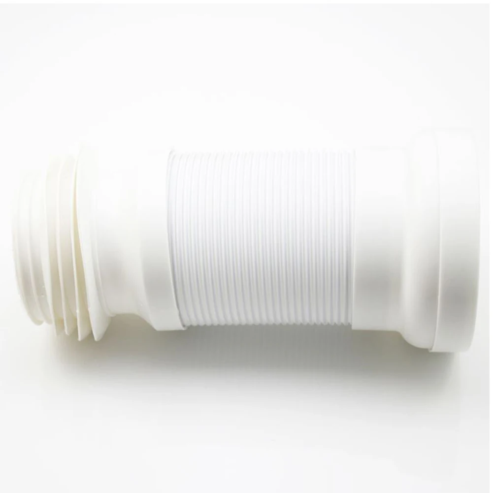 

Durable Sewage Toilet Bowl Pan Connector Tool Drain Pipe Accessories Home Flexible WC Displacement Plumbing Universal Hose Sewer