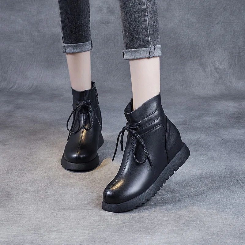 

Boots Women New Fashion Round Women's Autumn Boots Hot Party Women Shoe Large Design Boot Female Ladies Shoes Footwear