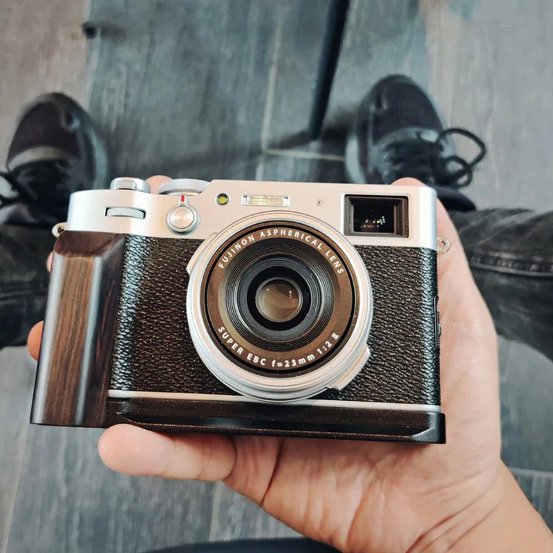 

Деревянный быстросъемный L-образный кронштейн для Fuji X100V Fujifilm X-100V