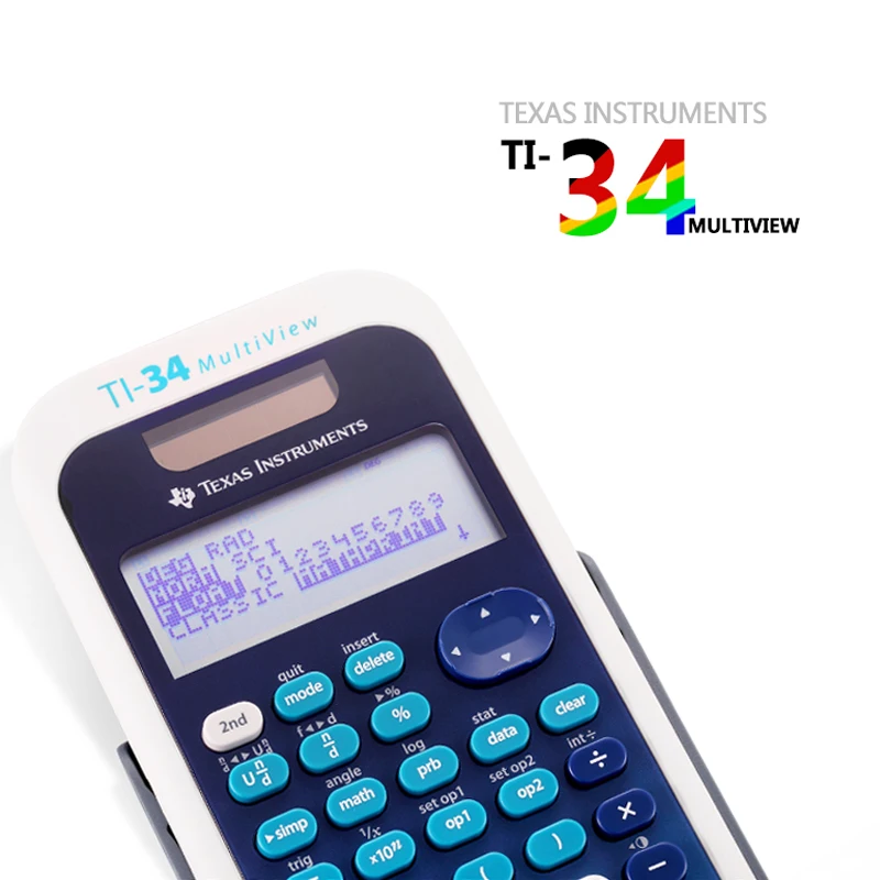 Учебный калькулятор один кусок техасских инструментов TI 34 Multiview|scientific calculator|texas