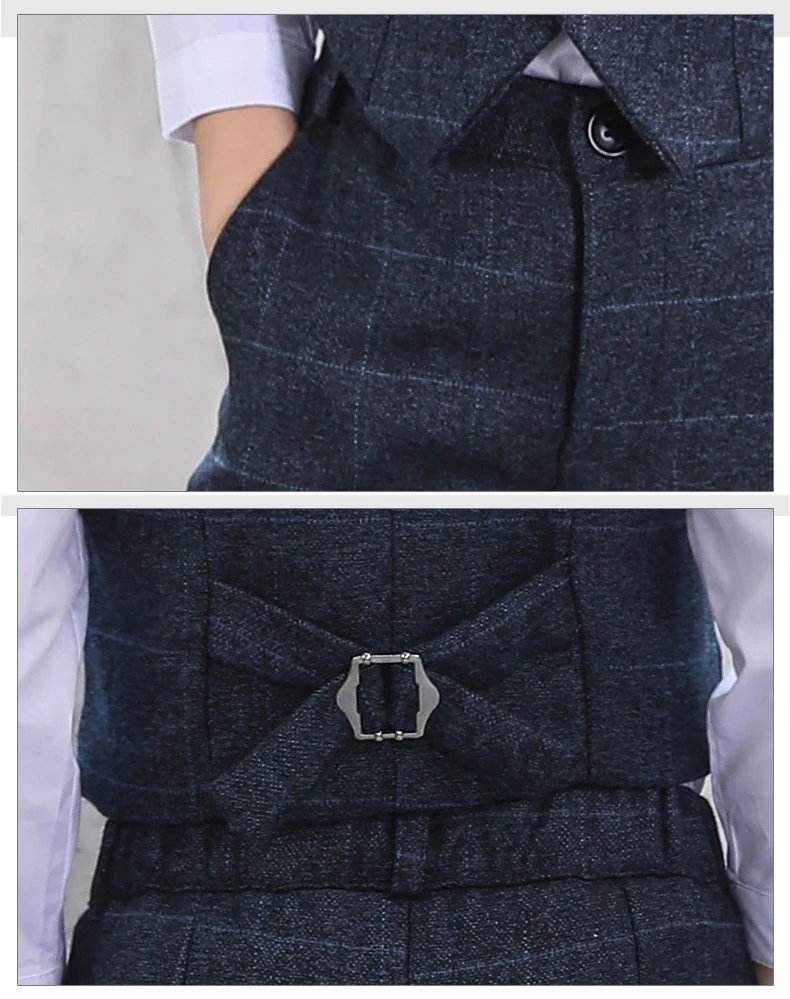 Пиджак и брюки для мальчиков в клетку | Детская одежда обувь