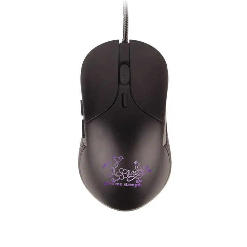 

PC Laptop LED Light Optical Game Mice Ergonomic 3200 DPI 6 Buttons USB Mouse