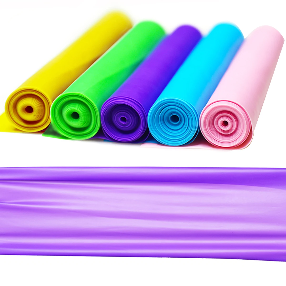 

New Women Yoga Belts Home Gym Sport Use Solid Elastic Women Men Unisex Fitness Exercise Yoga Band 150Cm Body Building Belt 2020