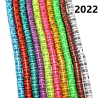 2022 Алюминиевый пластиковый материал Кольцо для ног голубя с номером Кольцо для птиц Посыльное кольцо для ног голубя Вывеска для переноски идентификационного круга