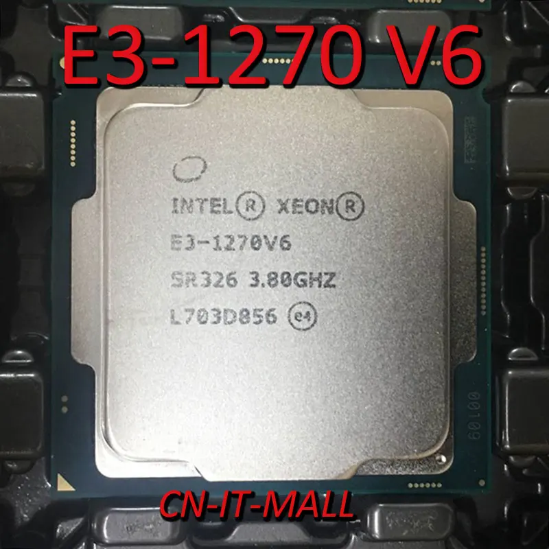 Процессор Intel Xeon V6 3 8 ГГц м 4 ядра потоков процессор LGA1151|Компьютерные кабели и