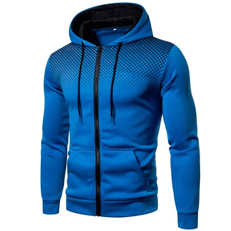 

New Mens Fitness Sport Jacket Coat Zipper Pocket Hooded Running Jackets Men Sportswear Workout Jogging Jacket Gym Hoodies Man