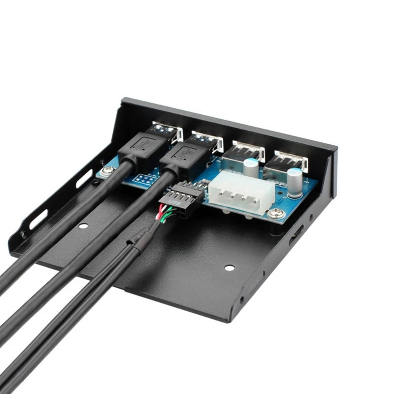 Передняя панель для компьютера 9-контактный/19-контактный разъем USB 3 0 2 Hub Fast FDD |