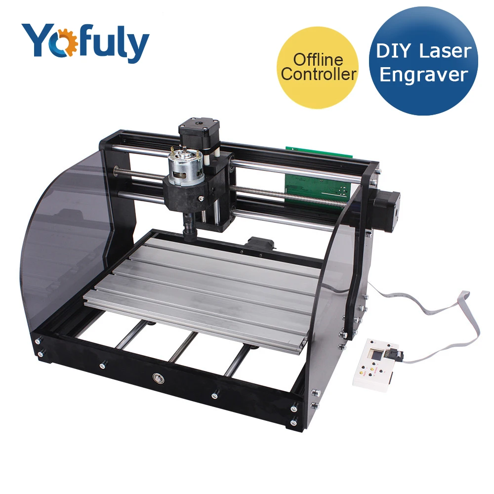 Гравировальный станок с ЧПУ 3018PRO деревообрабатывающий GRBL ER11 лазерный гравер