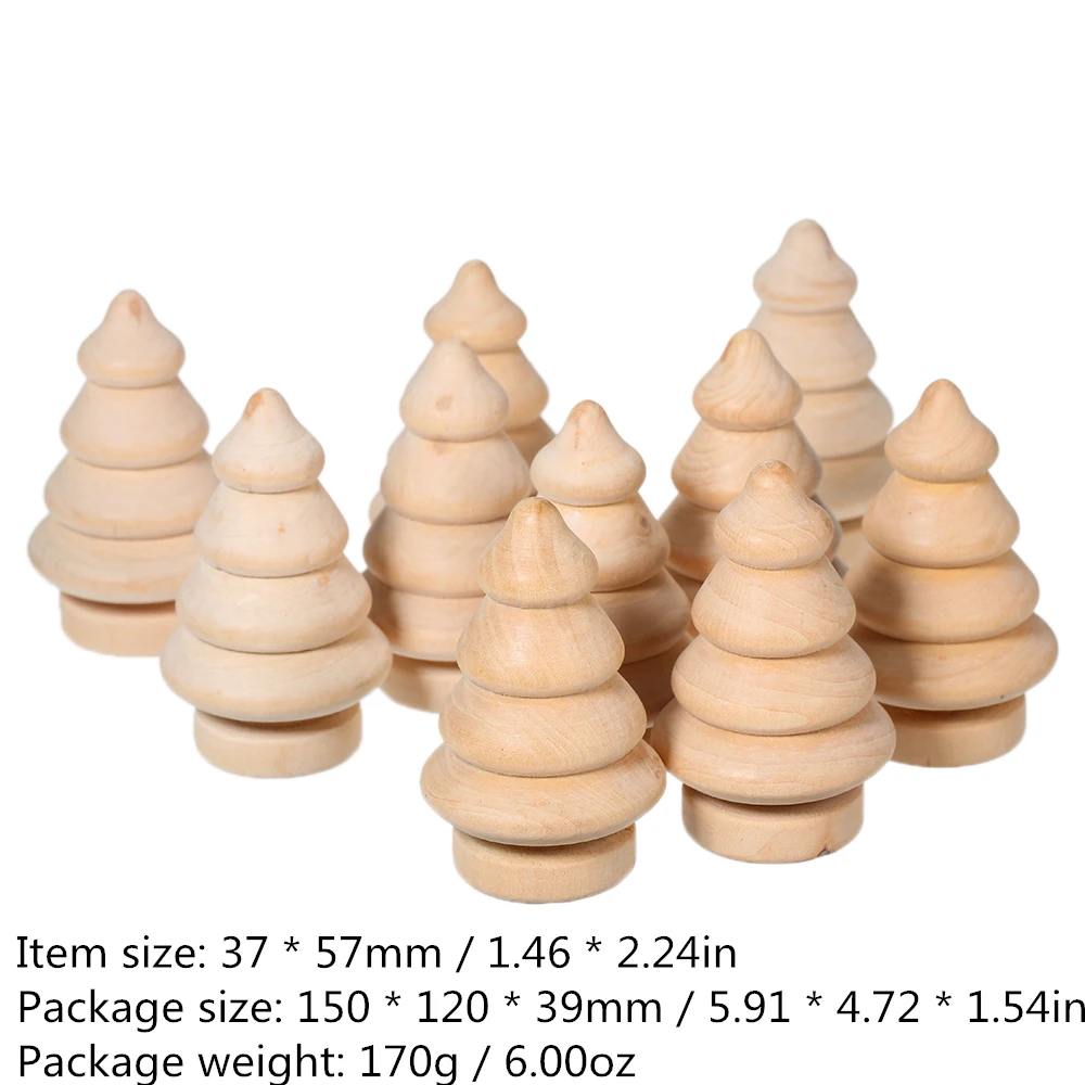 H22052-2 10 шт. форма желудя деревянные колышки для кукол DIY Плесень незавершенная Краска пятно DIY ремесло Домашний декор свадебный торт Топпер украшение - Цвет: H22052-2