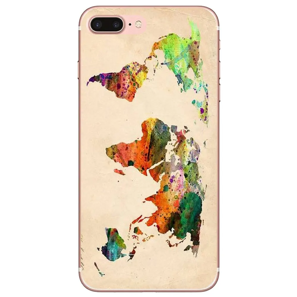 Чехол для мобильного телефона Xiaomi Mi Note 10 11 t lite A2 A3 Max Mix 2S 3 poco X3 nfc F2 F3 Pro M3 с рисунком старинной карты мира.